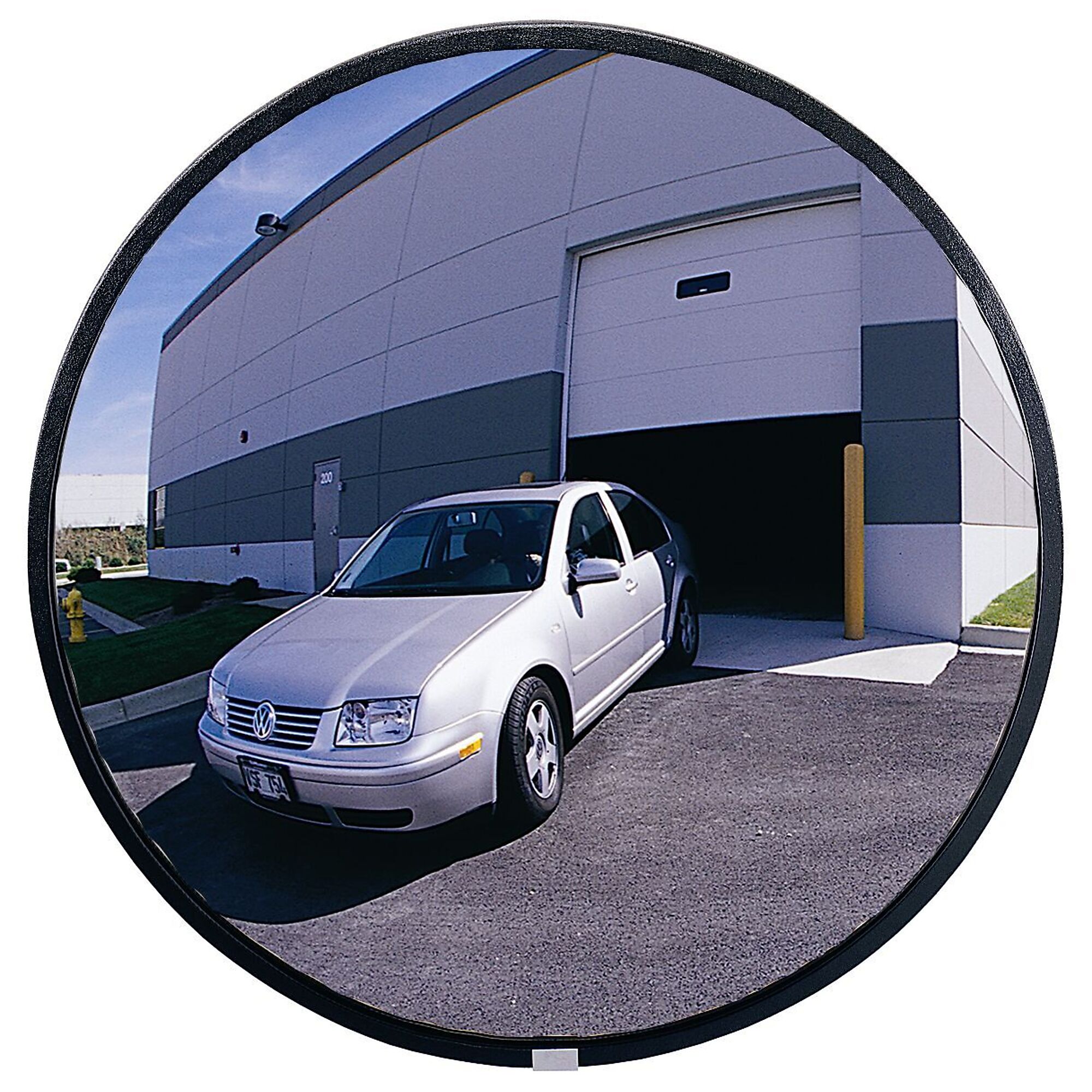 See All Outdoor Convex Mirror - 48in. Diameter, Plastic, 50ft. View, Model# PLXO48